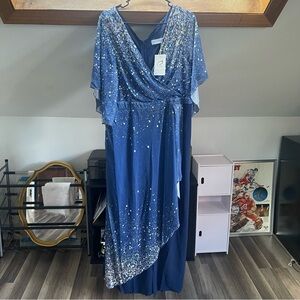 Sparkle blue dress